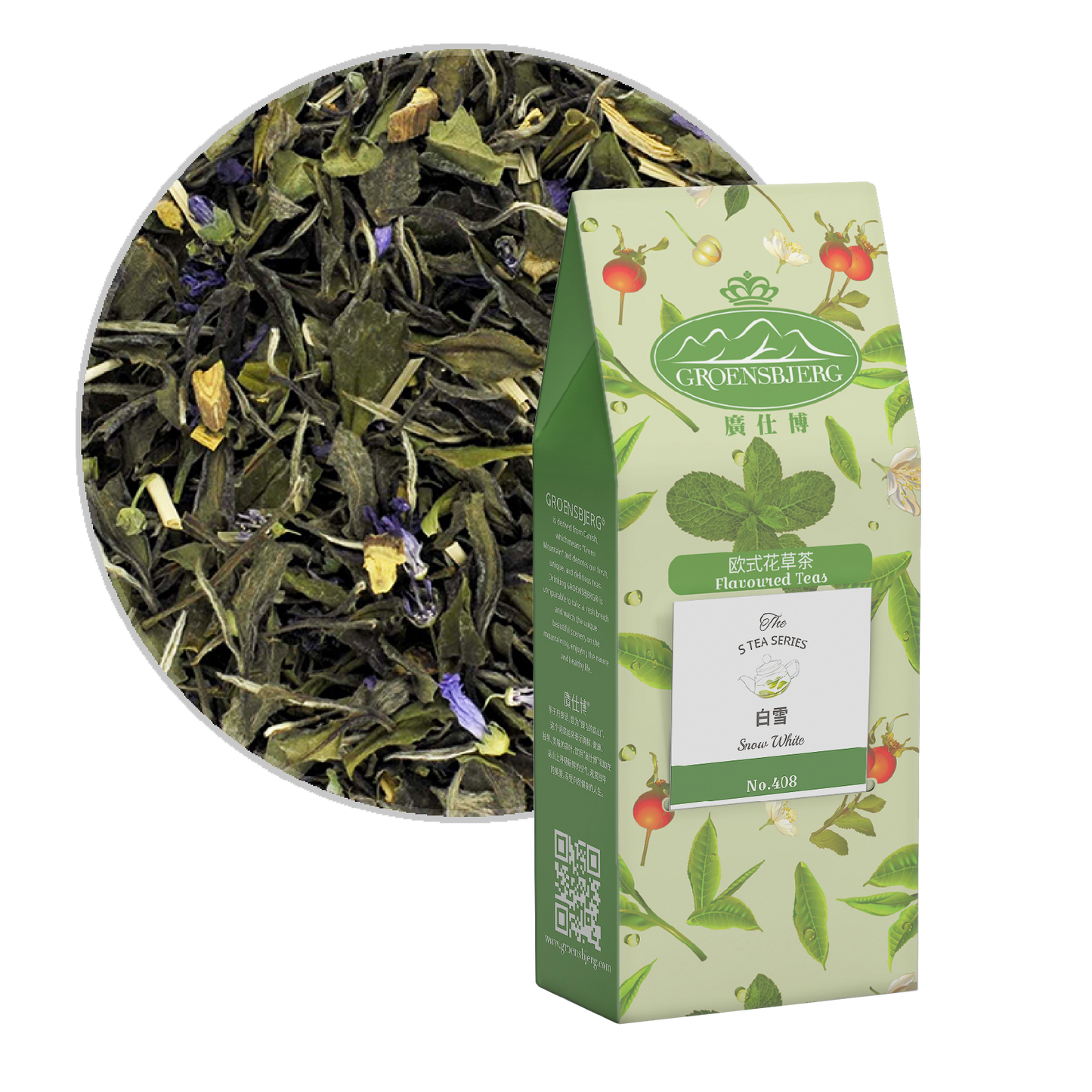 Snow White 38g Pouch Box with Loose Tea