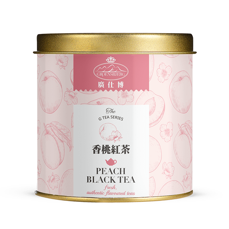 Peach Black 60g Gold Medium Tin