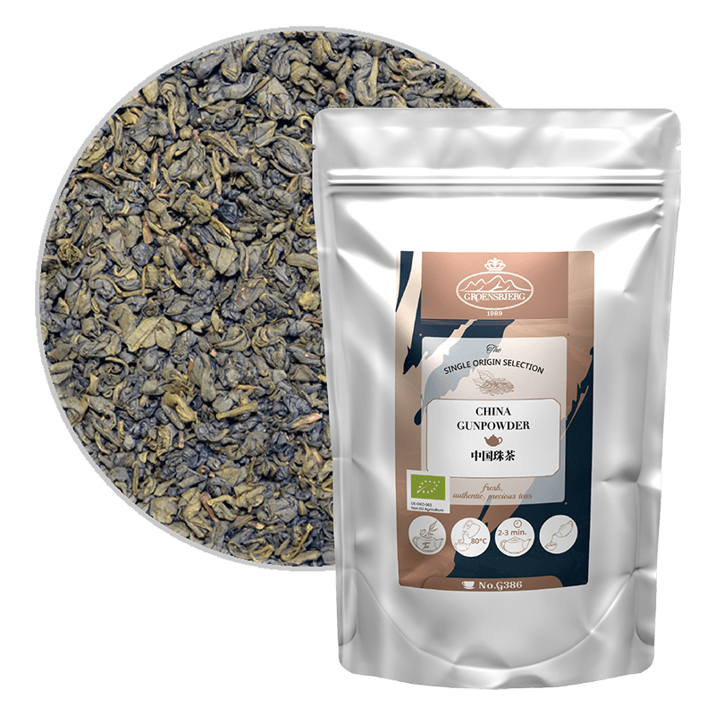 China Gunpowder 100g Loose Leaf Pouch