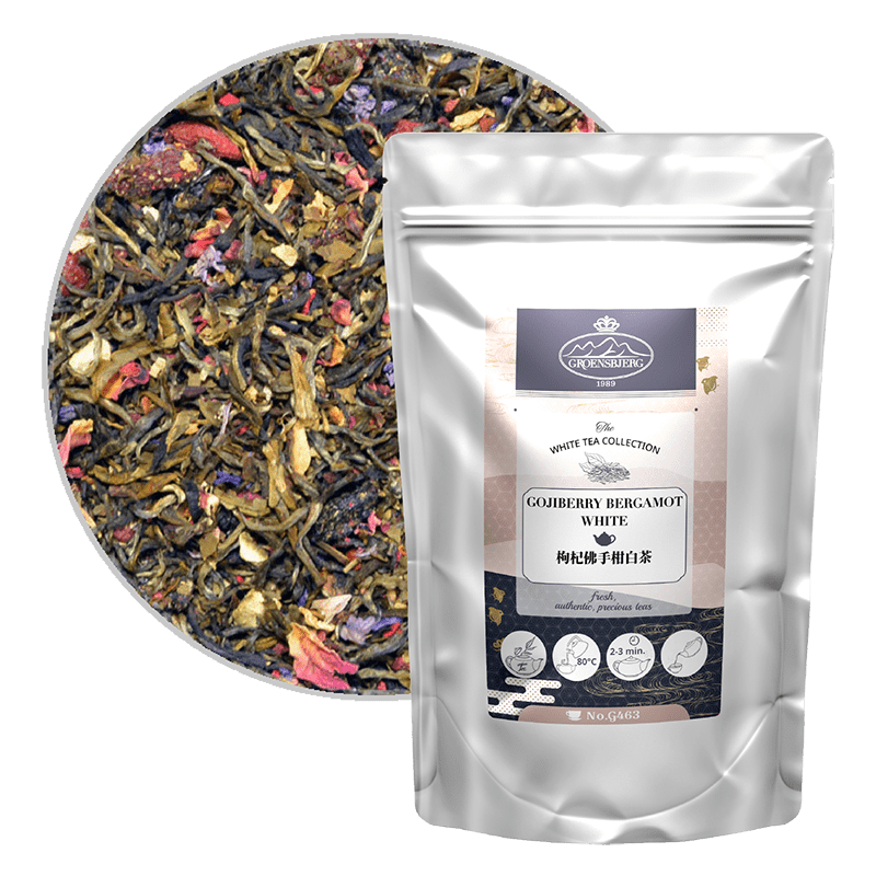Gojiberry Bergamot White 100g Loose Leaf Pouch