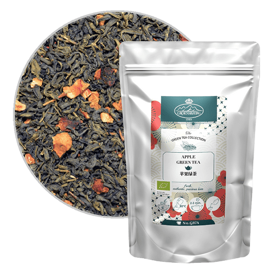 Apple Green Tea 100g Loose Leaf Pouch