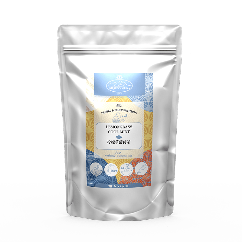 Lemongrass Cool Mint 37.5g Pyramid Tea Bags