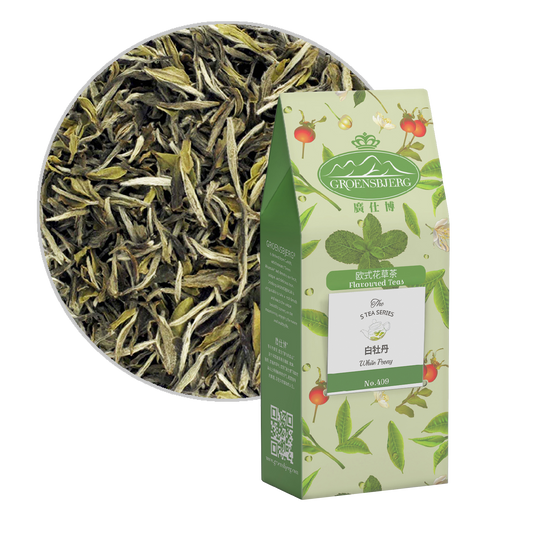 White Peony 38g Pouch Box with Loose Tea