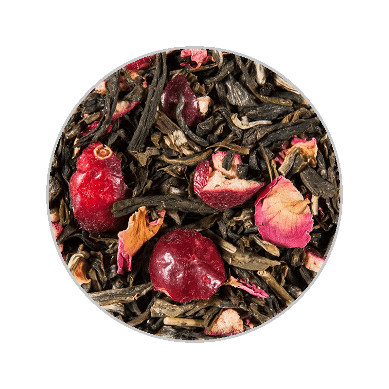 Pomegranate White Tea 37.5g Pouch Box with Teabags